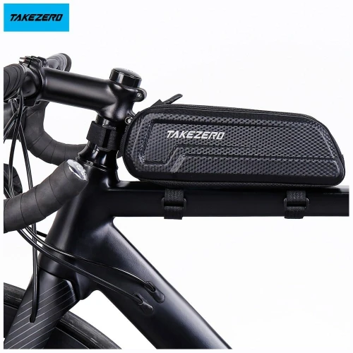 Etui/sakwa na ramę roweru TAKEZERO A5 1L uchwyt rowerowy czarny