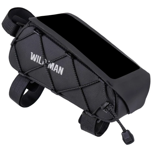 Etui/uchwyt rowerowy WILDMAN GX100 sakwa na ramę czarny