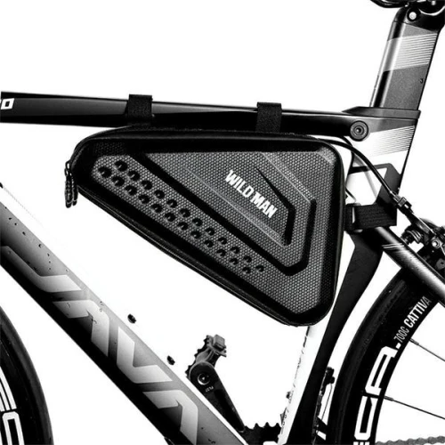 WILDMAN Etui/sakwa na ramę roweru ES19 1L uchwyt rowerowy czarna/black
