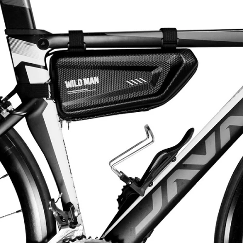 WILDMAN Etui/sakwa na ramę roweru L E4 1.5L uchwyt rowerowy czarna/black
