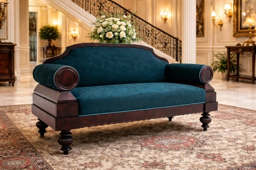 Sofa w stylu Wiktoriańskim, ok.1870.
